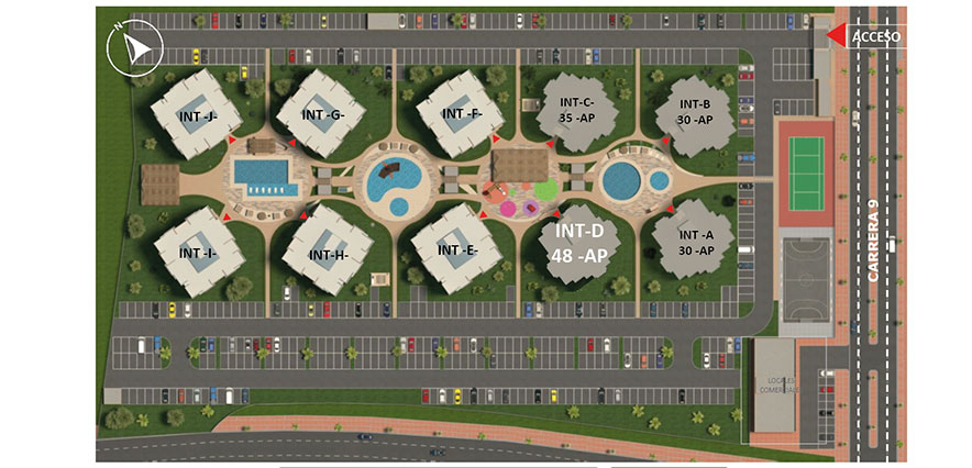 Apartamentos en Ricaurte | Oikos Cabo verde Porto Novo 